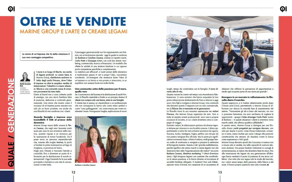 Marine Group and the art of creating bonds